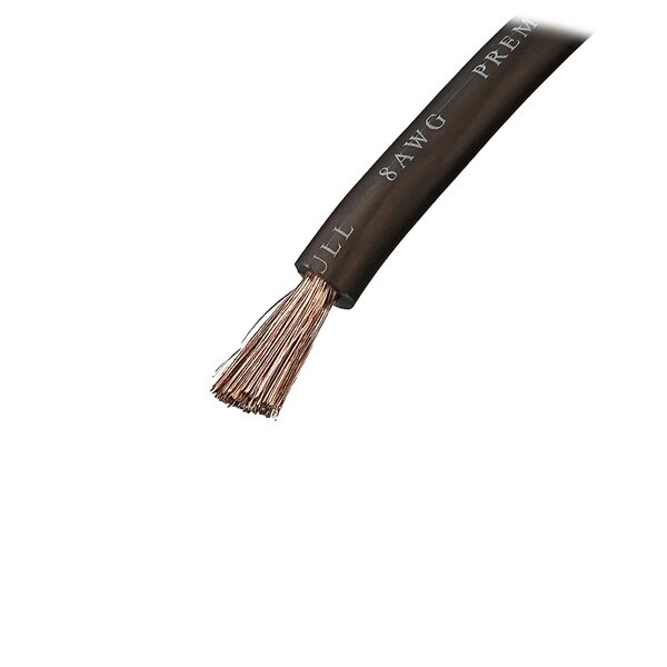 Main product image for Alphasonik AW8250G 8 Gauge Ground Wire Roll 250 ft Black268-720
